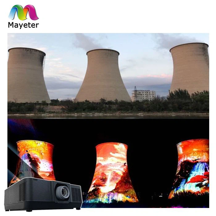 Outdoor Building 3d Mapping Projection